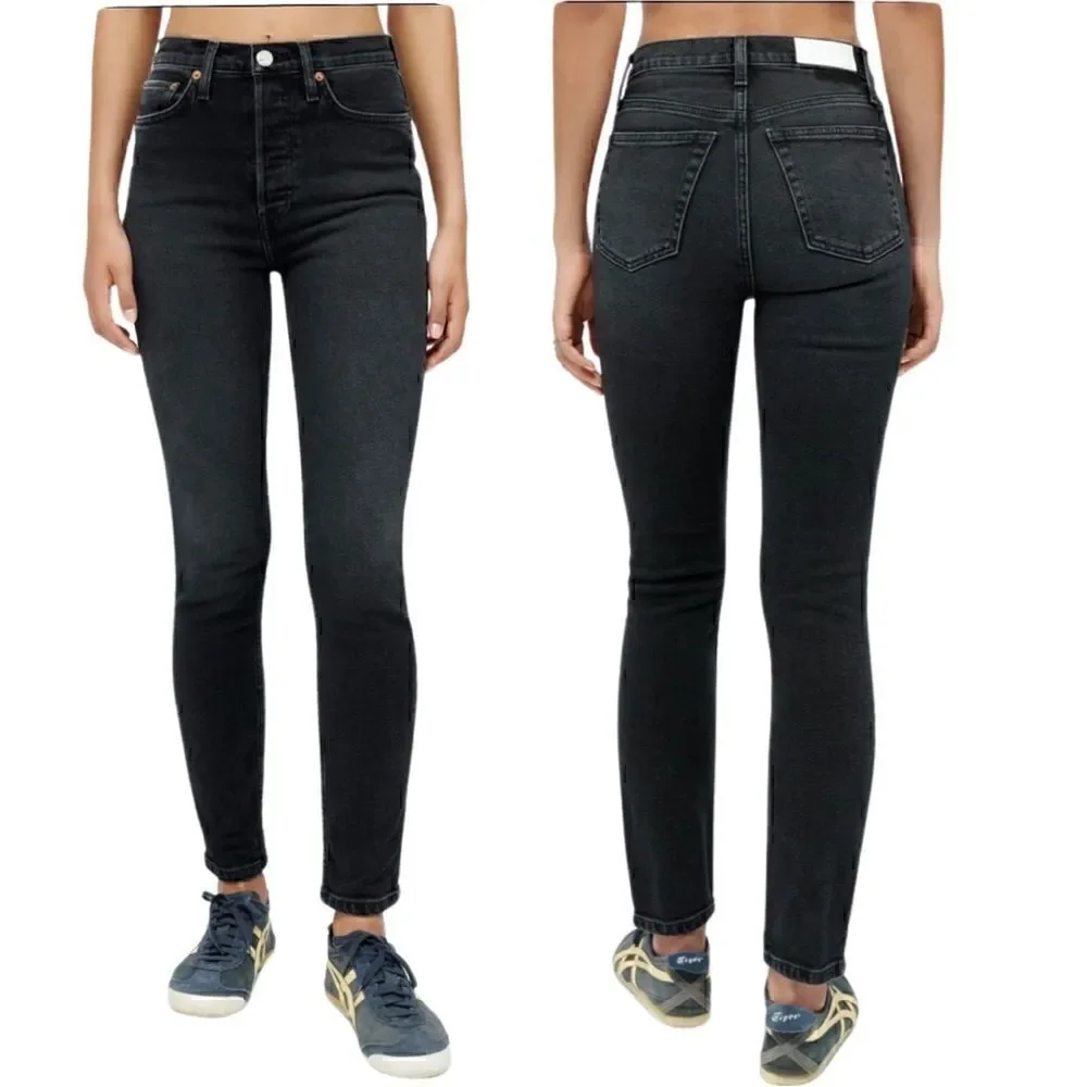 NWTs Re/Done High Rise Skinny Cropped Size 24